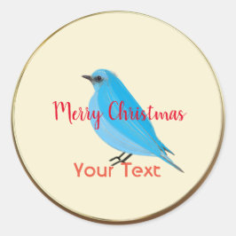 Adesivo Redondo Vista de Férias Douradas