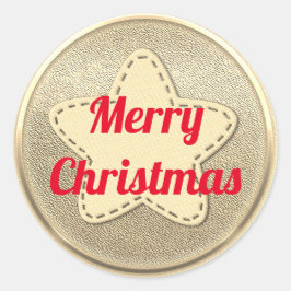 Adesivo Redondo Vista de Férias Douradas