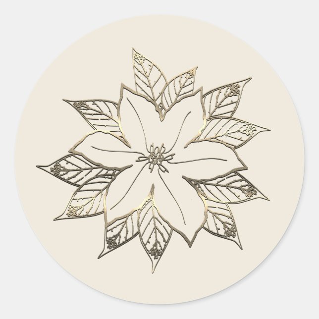 Adesivo Redondo Vista de Férias Douradas (Frente)