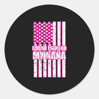 Adesivo Redondo visto rosa para a minha avó