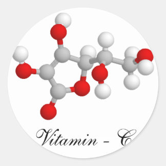 Adesivo Redondo Vitamina C