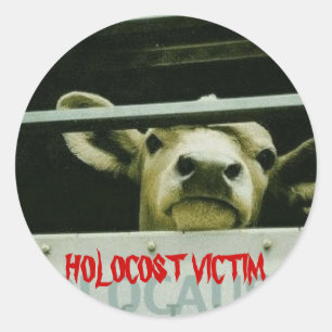 Adesivo Redondo Vítima de Holocost