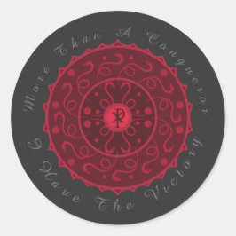 Adesivo Redondo Vitória Cristã