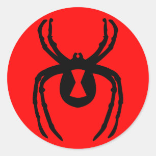 Adesivo Redondo Viúva Preta