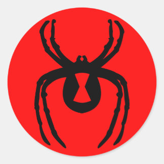Adesivo Redondo Viúva Preta