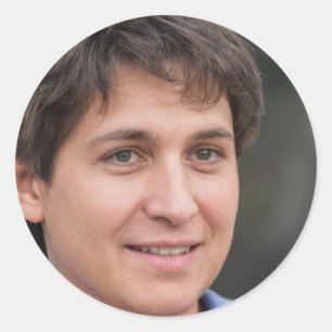 Adesivo Redondo Viva a sua melhor vida