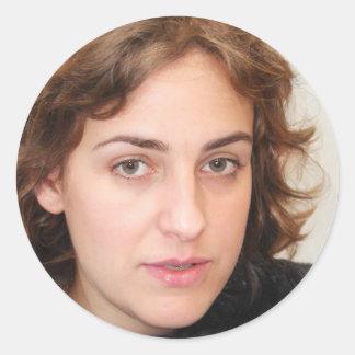 Adesivo Redondo Viva sem medo