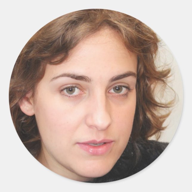 Adesivo Redondo Viva sem medo (Frente)