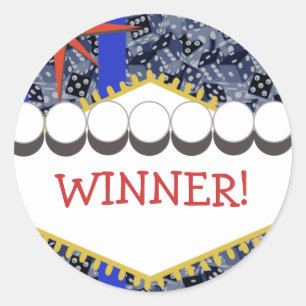 Adesivo Redondo Viva Vegas!