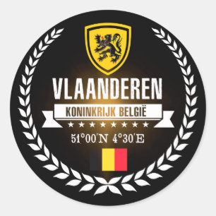 Adesivo Redondo Vlaanderen