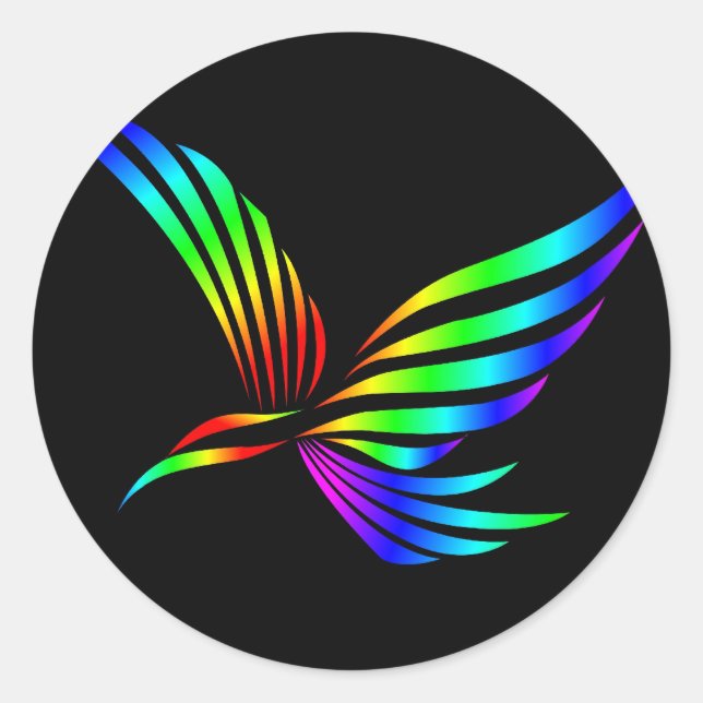 Adesivo Redondo Voar (Frente)