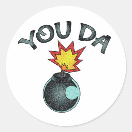 Adesivo Redondo Você Da Glitter Bomba