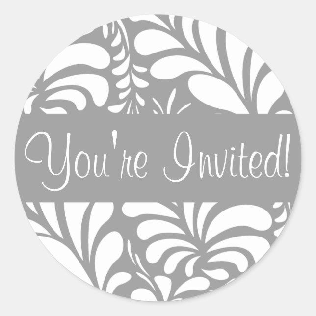 Adesivo Redondo Você é a Fala de Envelope Fern. (Frente)