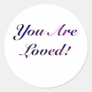 Adesivo Redondo Você É Adorável Sticker1