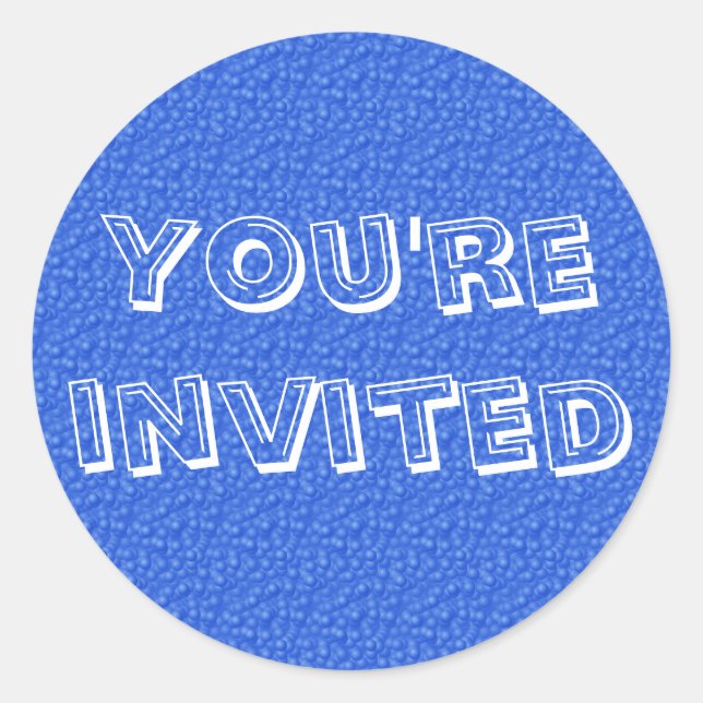 Adesivo Redondo Você é Convidado (Frente)