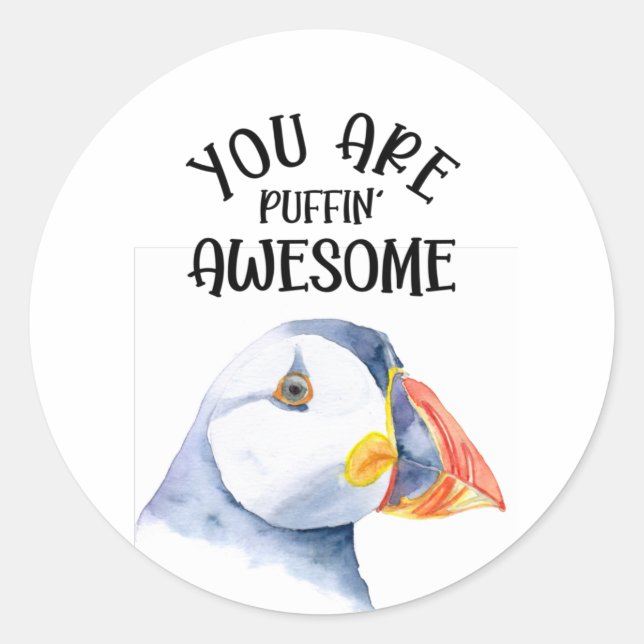 Adesivo Redondo você é incrível (Frente)