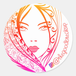 Adesivo Redondo Você é linda