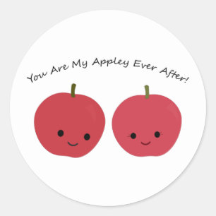 Adesivo Redondo Você é minha Appleto Depois das Maçãs