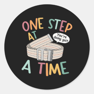 Adesivo Redondo Você Está Fazendo Valorização Do Terapista Físico