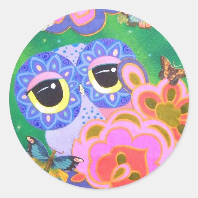 Adesivo Redondo Você está sempre em minha mente (Frente)