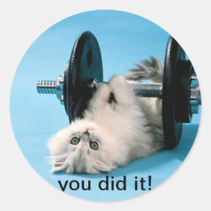 Adesivo Redondo você fê-lo