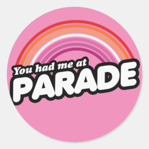 Adesivo Redondo VOCÊ ME TINHA NO PARADE T-Shirt