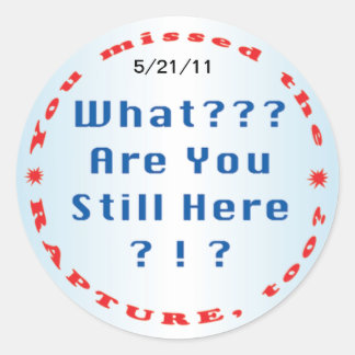 Adesivo Redondo "Você perdeu...adesivo de raptura