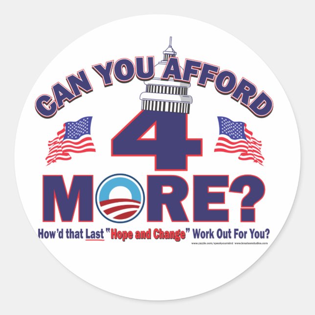 Adesivo Redondo Você Pode Pagar Mais 4 (Frente)