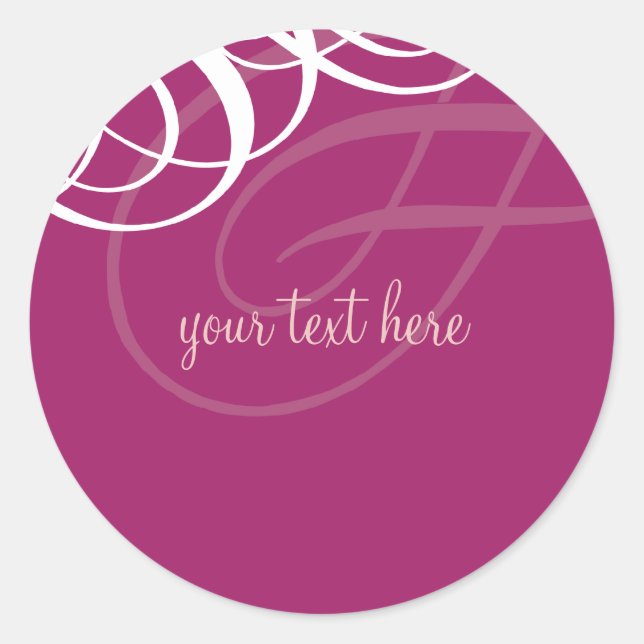 Adesivo Redondo Voga do criador 10 (Frente)