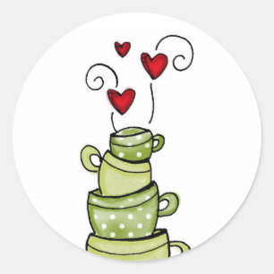 Adesivo Redondo vol25- empilhado à perfeição