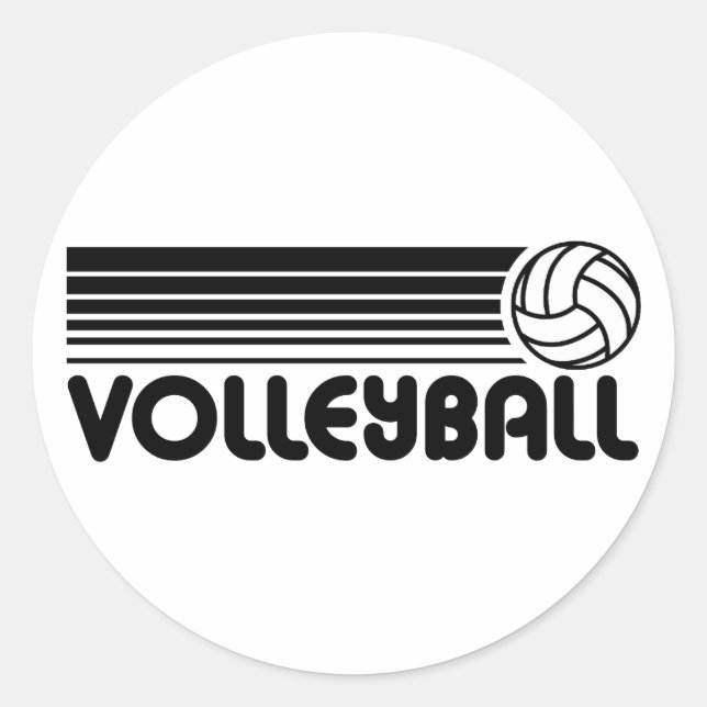 Adesivo Redondo Voleibol (Frente)