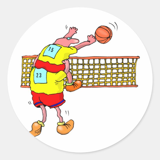 Adesivo Redondo Voleibol (Frente)