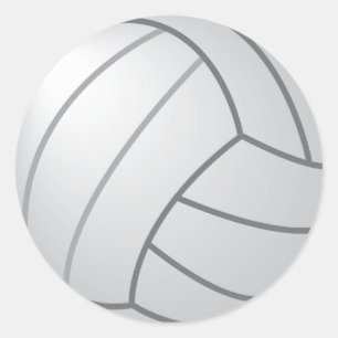 Adesivo Redondo Voleibol