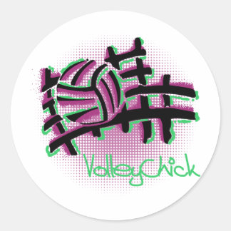 Adesivo Redondo VolleyChick Netzo