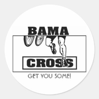 ADESIVO REDONDO VOLTA DE BAMACROSS STICKER