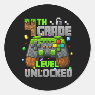 Adesivo Redondo Voltar às Escolas Nível 4ª Série Desbloqueado Game