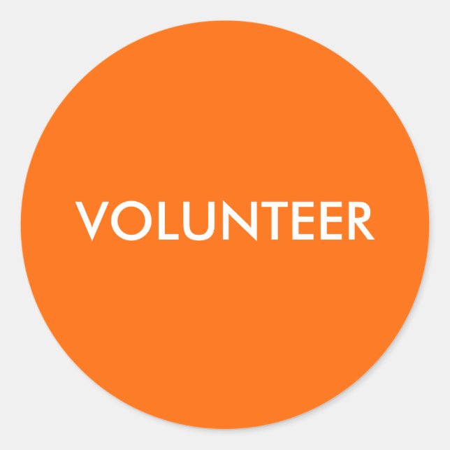 ADESIVO REDONDO VOLUNTÁRIO (Frente)