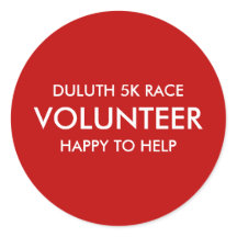 Voluntário Vermelho Personalizado