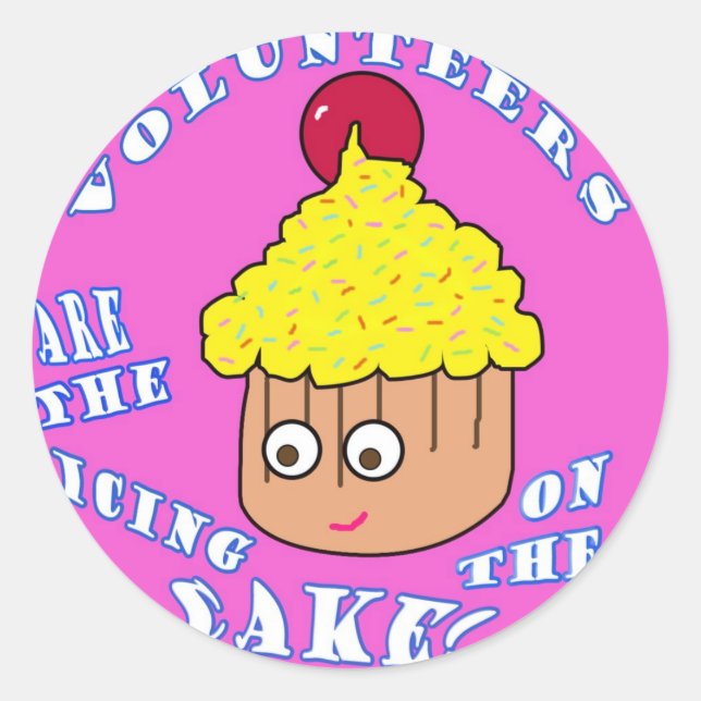 Adesivo Redondo VOLUNTEER APPRECIER Sticker (Frente)