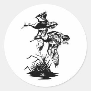 ADESIVO REDONDO VOO DOS PATOS