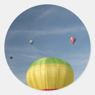 Adesivo Redondo Voo sobre o mundo! xlta