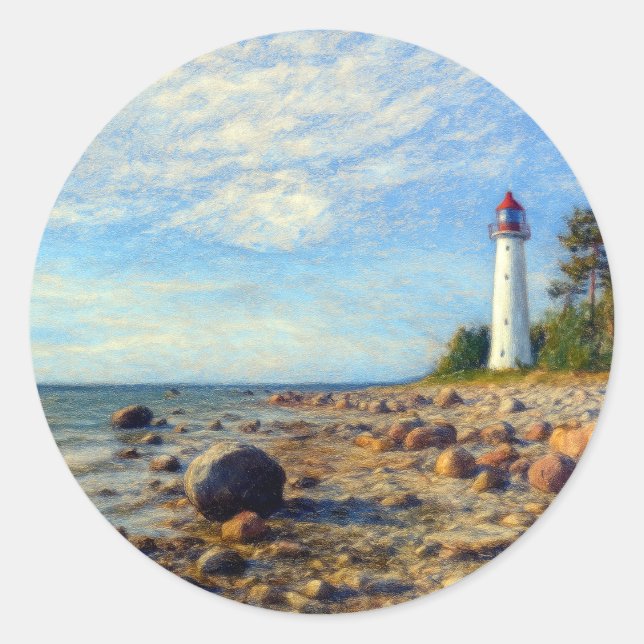 Adesivo Redondo Vormsi Stillness (Frente)