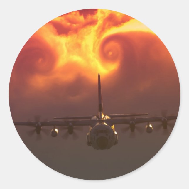 Adesivo Redondo Vortex C-130 (Frente)