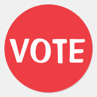 ADESIVO REDONDO VOTAÇÃO