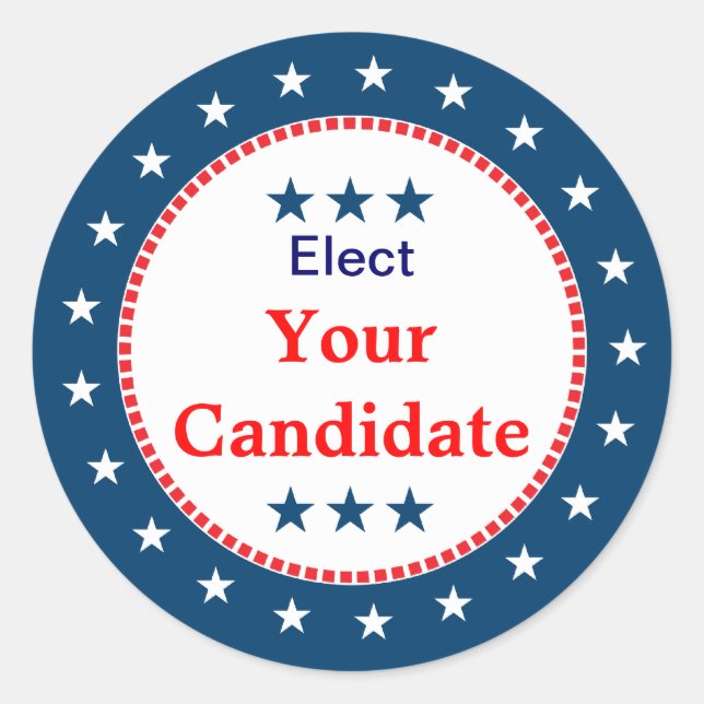 Adesivo Redondo Votação 2012 (Frente)