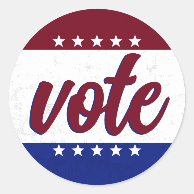Adesivo Redondo Votação Retroativa (Frente)
