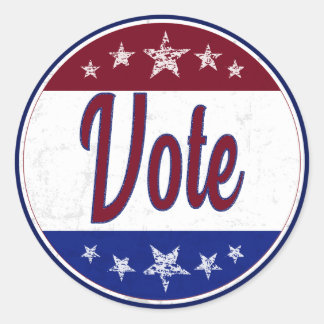 Adesivo Redondo Votação Retroativa