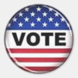 ADESIVO REDONDO VOTE NO SEU CANDIDATO....