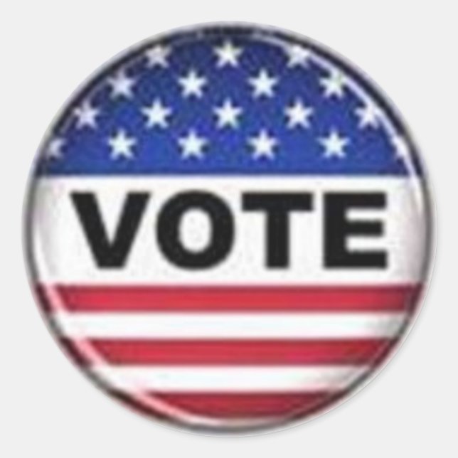 ADESIVO REDONDO VOTE PARA O SEU CANDIDATO.... (Frente)