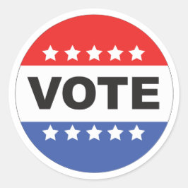 Adesivo Redondo Vote Sticker Pack